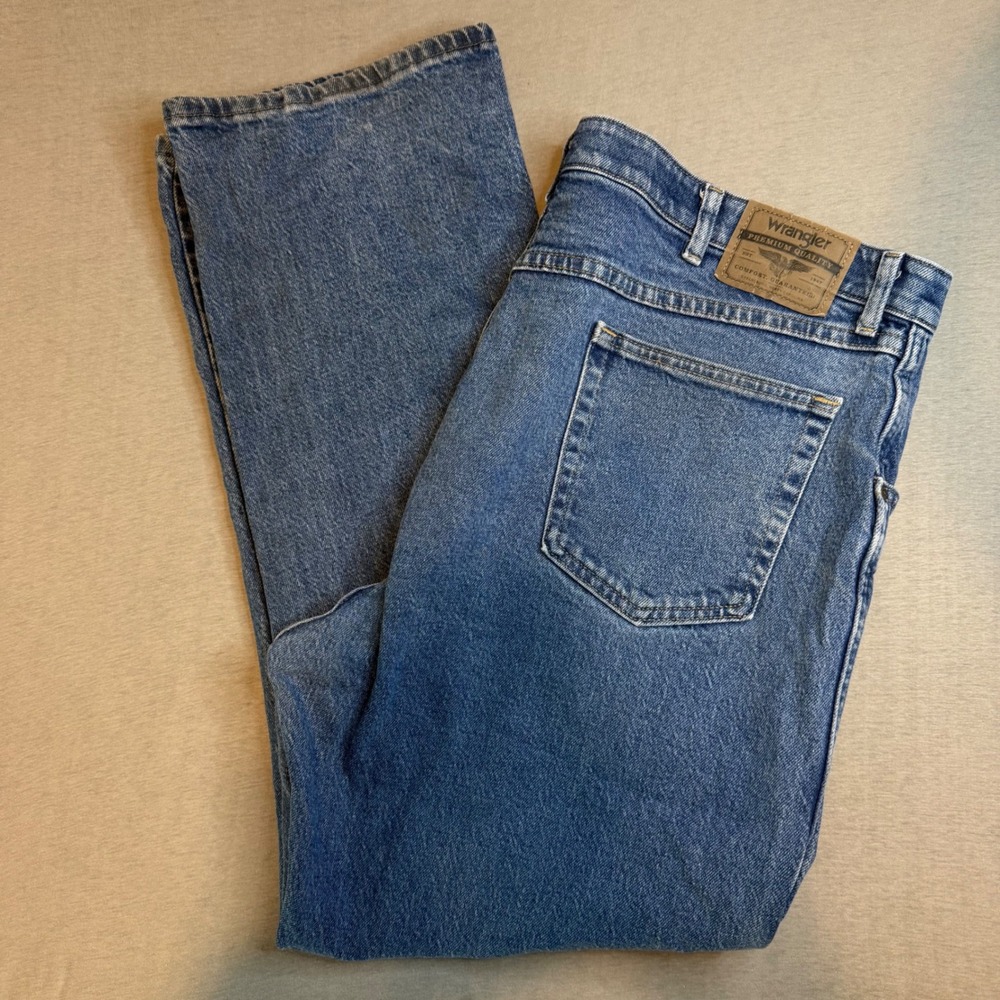 Wrangler Premium Quality Mens Regular Fit Jeans 40x29 855WAQD Stretch Vtg